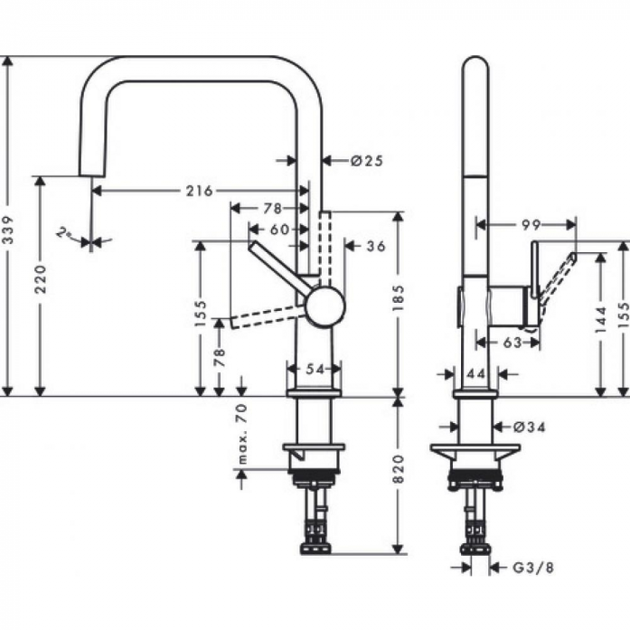    Hansgrohe Talis M54 72806000 