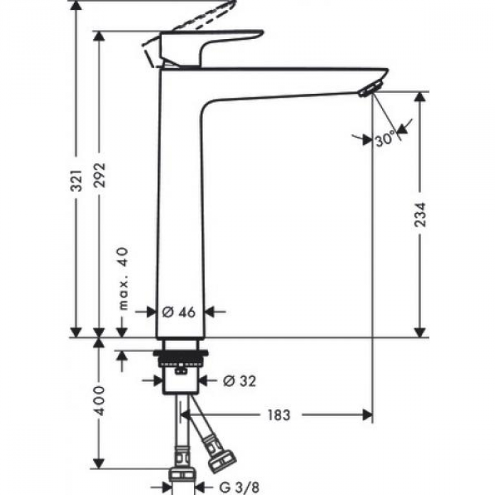    Hansgrohe Talis E 71717990 