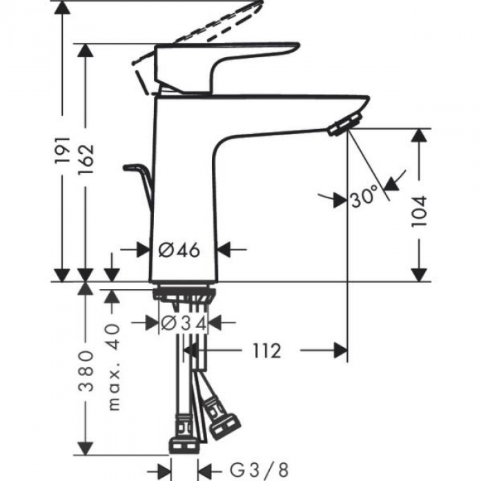    Hansgrohe Talis E 71710340  