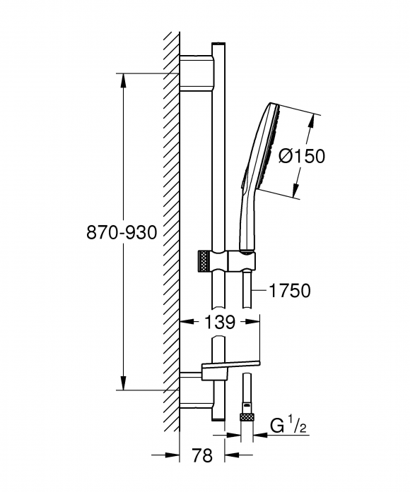   GROHE Rainshower SmartActive 26594000 