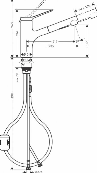    Hansgrohe Zesis M33 74800670  