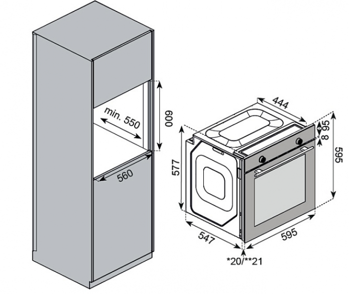    Kuppersberg HF 607 W