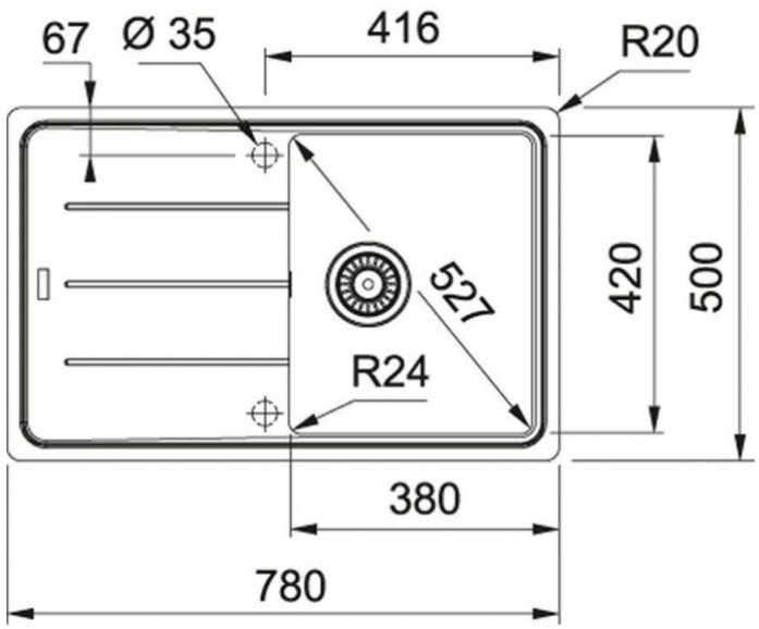  Franke BFG 611-78  114.0275.956