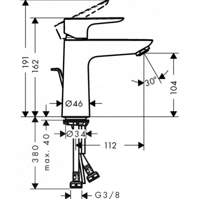    Hansgrohe Talis E 71710990 