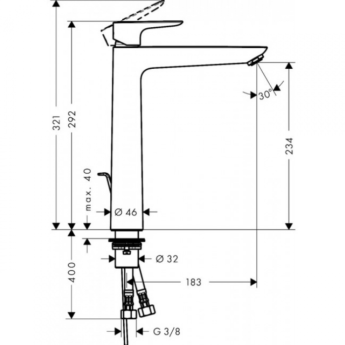    Hansgrohe Talis E 71716140 