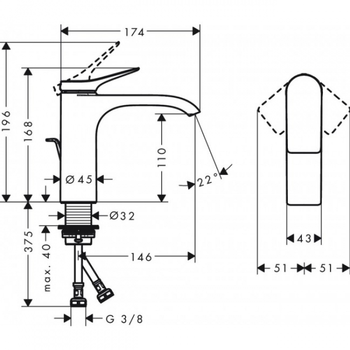    Hansgrohe Vivenis 75020000 