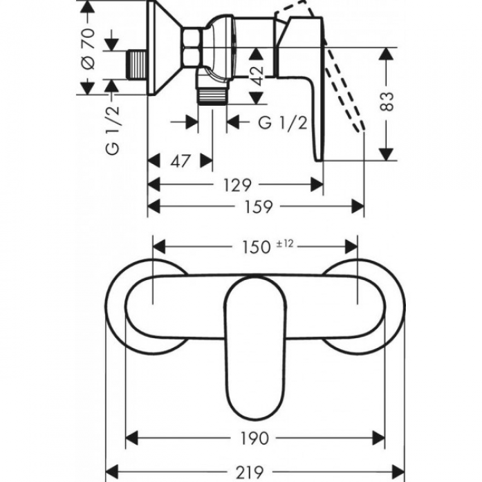    Hansgrohe Vernis Blend 71640670  