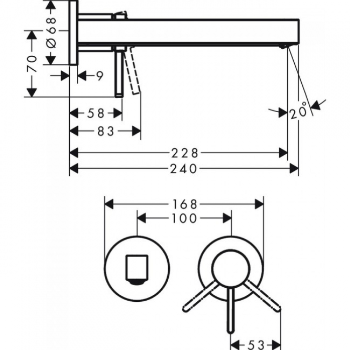    Hansgrohe Finoris 76050670  