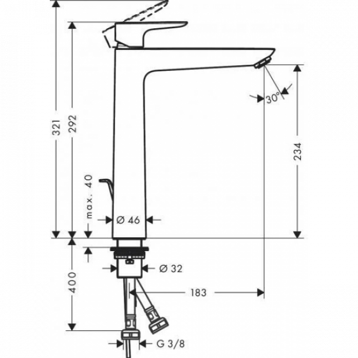    Hansgrohe Talis E 71716670  