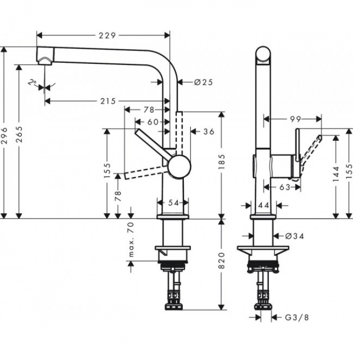    Hansgrohe Talis M54 72840000 