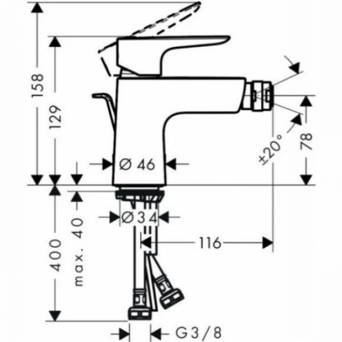    Hansgrohe Talis E 71720990  