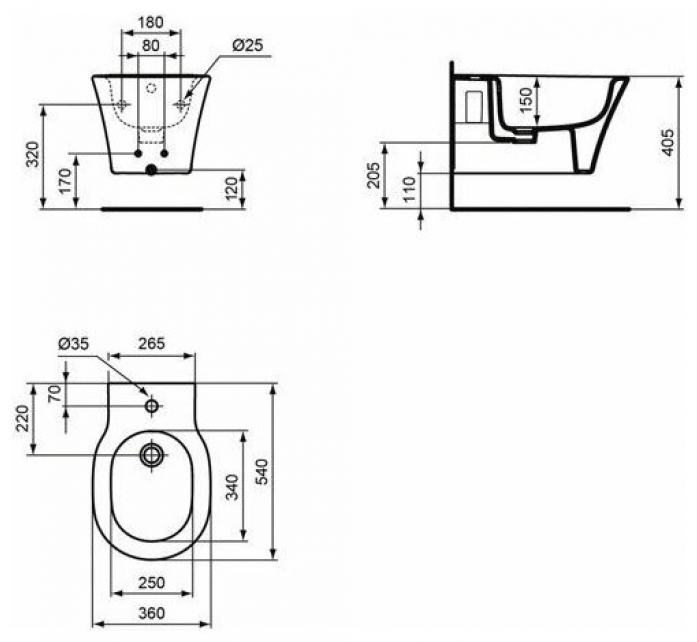   Ideal Standard Connect Air E233501 