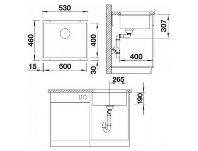   Blanco ROTAN 500-U  526098