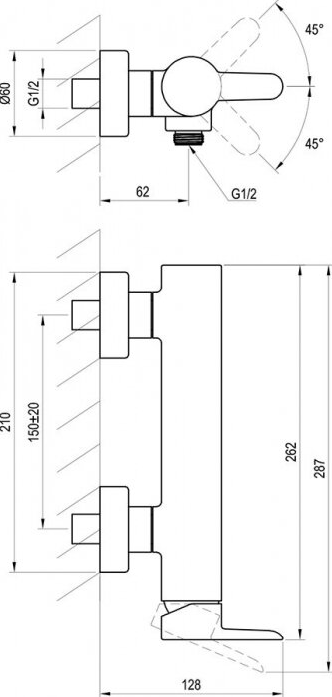    Ravak Puri PU 032.20/150 X070187 