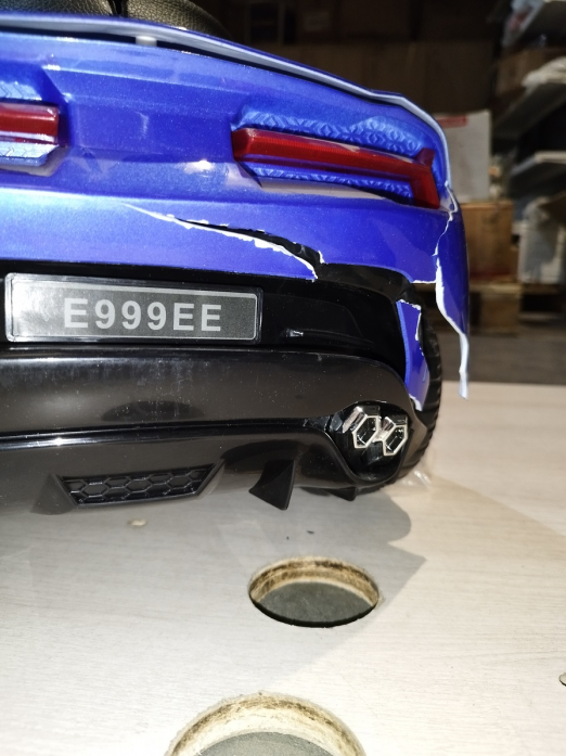 Каталка Rivertoys Lamborghini Е999ЕЕ синий (Уценка новый товар)