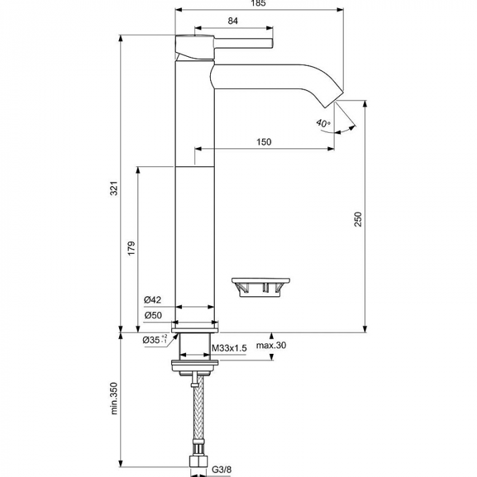    Ideal Standard Ceraline BC269XG  