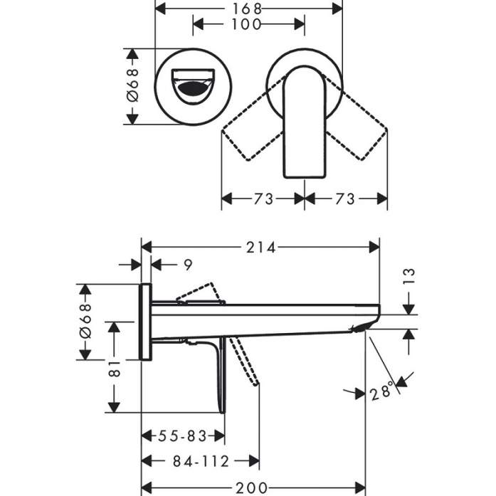    Hansgrohe Rebris E 72568000 ( ) 