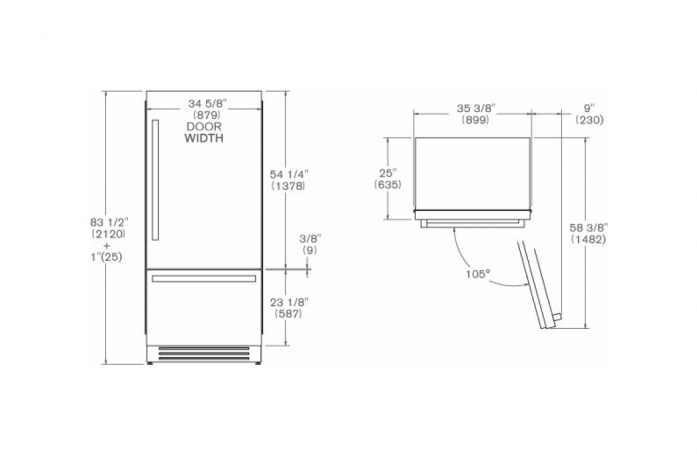   Bertazzoni REF905BBRXTT