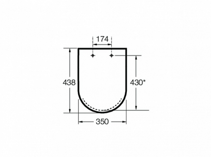     Roca Debba Rimless 346998000+801B2200B