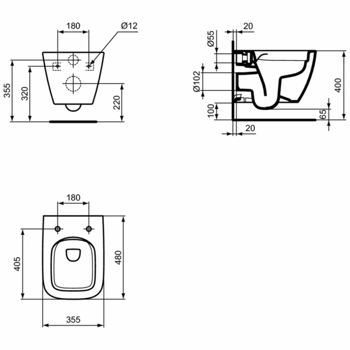   Ideal Standard i.life S T459201 