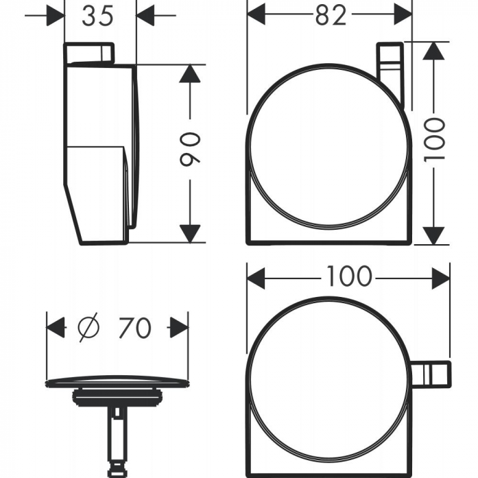   - Hansgrohe Exafill S 58117670  