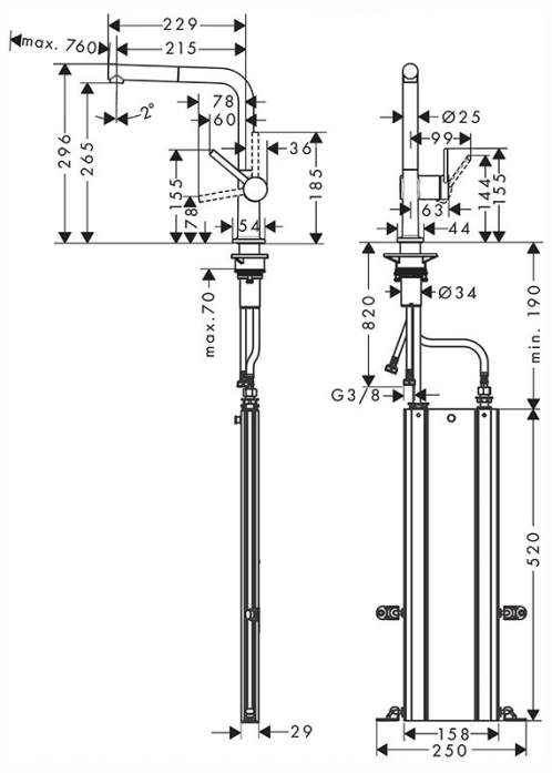    Hansgrohe Talis M54 72809800  