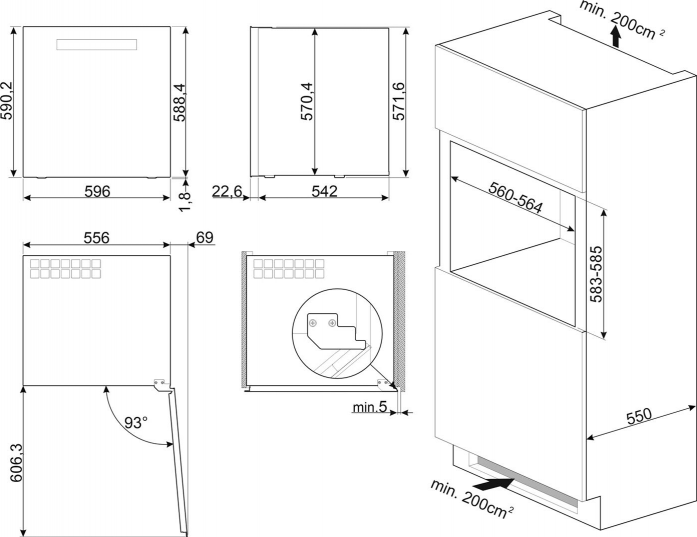   Smeg CVI329X3