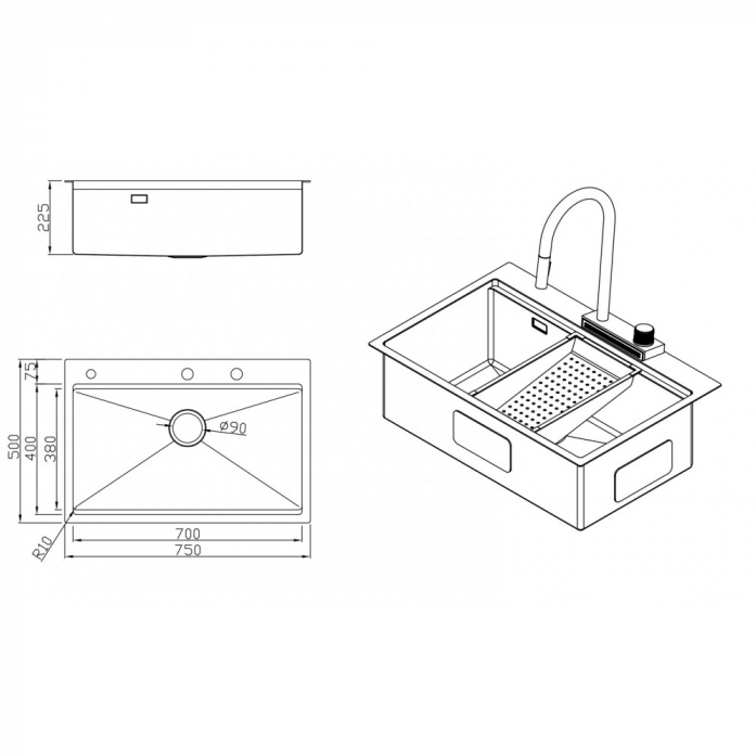    Milacio Denia 75 Steel MC.77420  