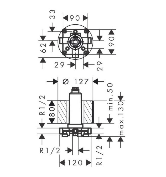        Hansgrohe Rainmaker Select 460 24010180