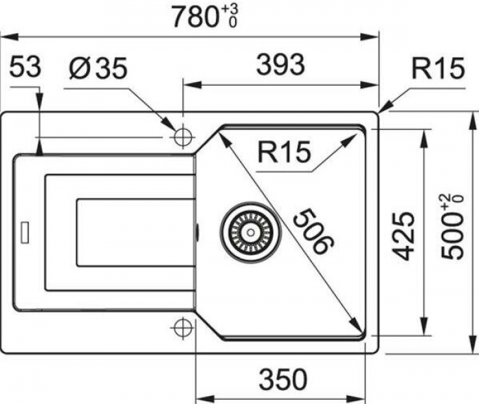   Franke UBG 611-78 (114.0612.298) 