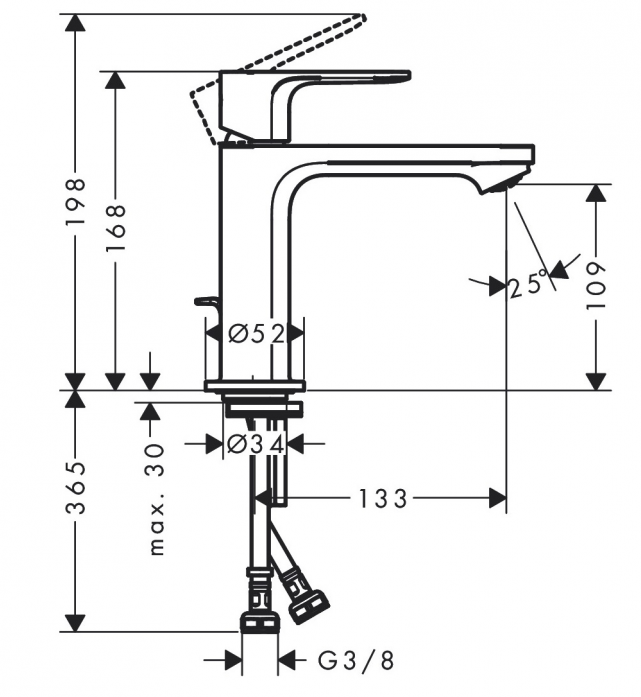    Hansgrohe Rebris E 72557000 