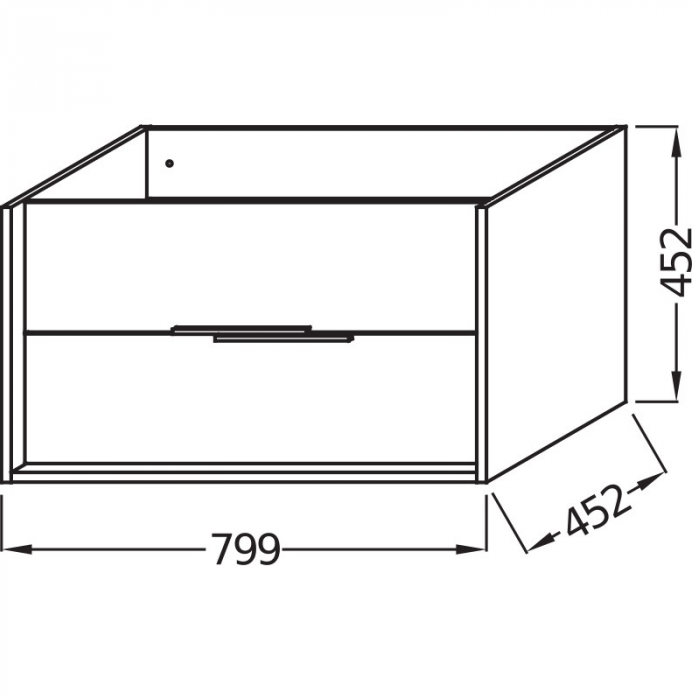    Jacob Delafon Vivienne 80 EB1667-J5-J54  / 