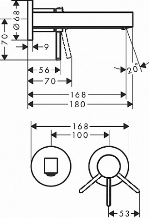    Hansgrohe Finoris 76051670  