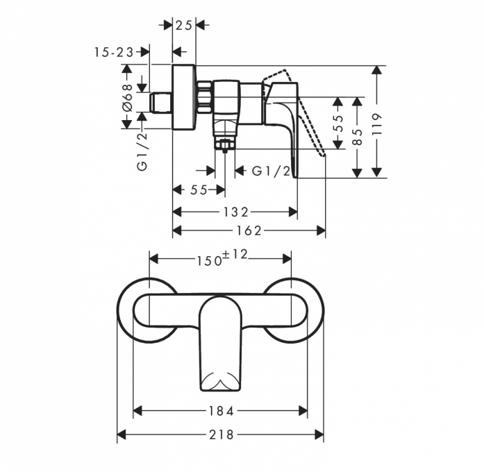    Hansgrohe Rebris E 72650000 