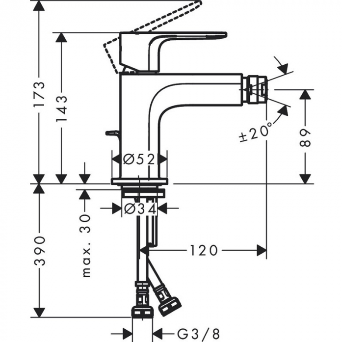    Hansgrohe Rebris E 72211000 