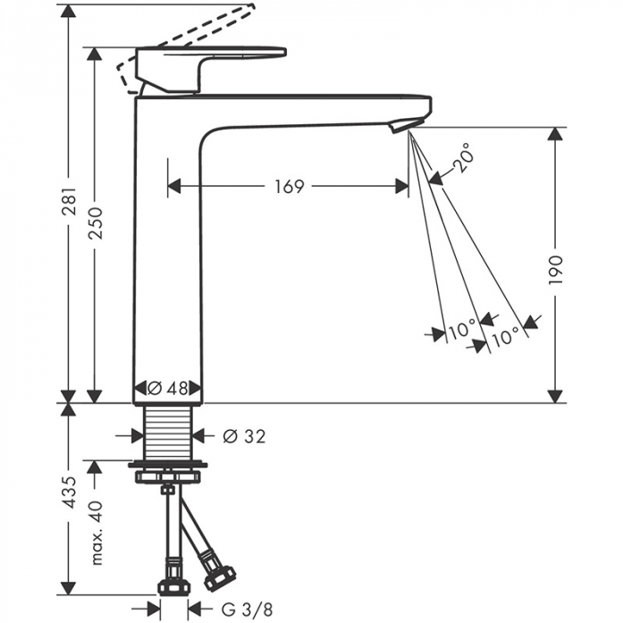    Hansgrohe Vernis Blend 71582000 