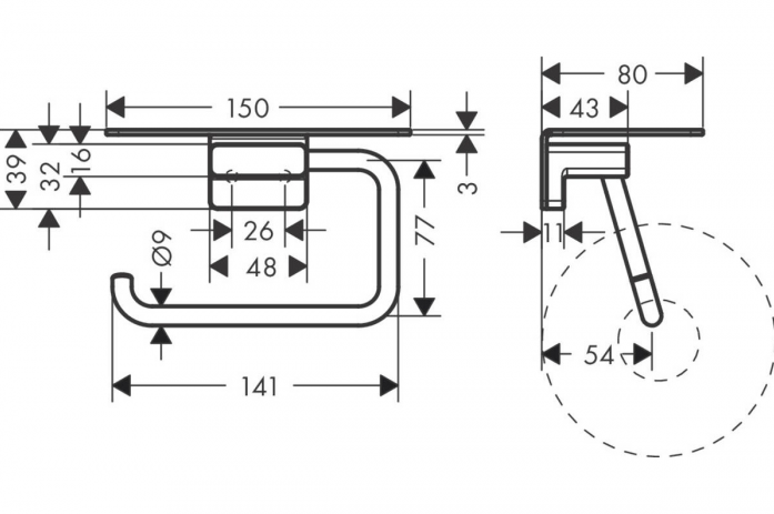      Hansgrohe AddStoris 41772990  