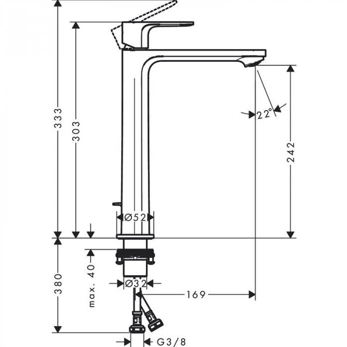    Hansgrohe Rebris E 72581000 