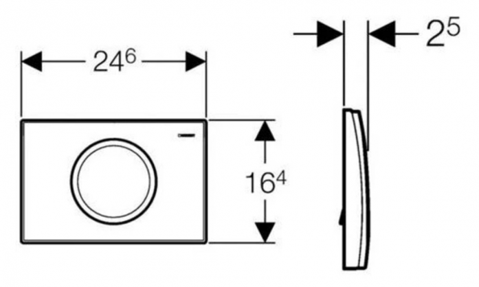   Geberit Delta15 115.109.21.1  