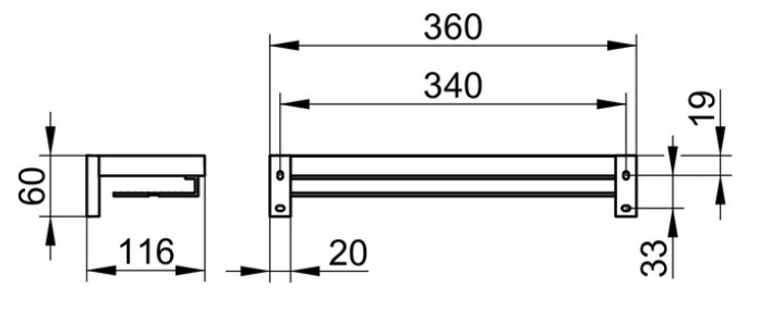    Keuco Edition 90 Square 19158010000 