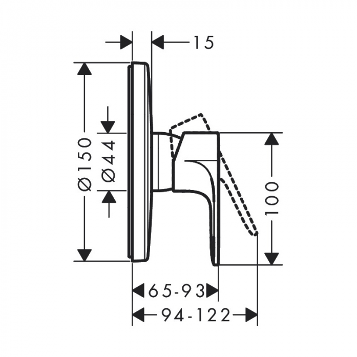    Hansgrohe Rebris E 72668670  