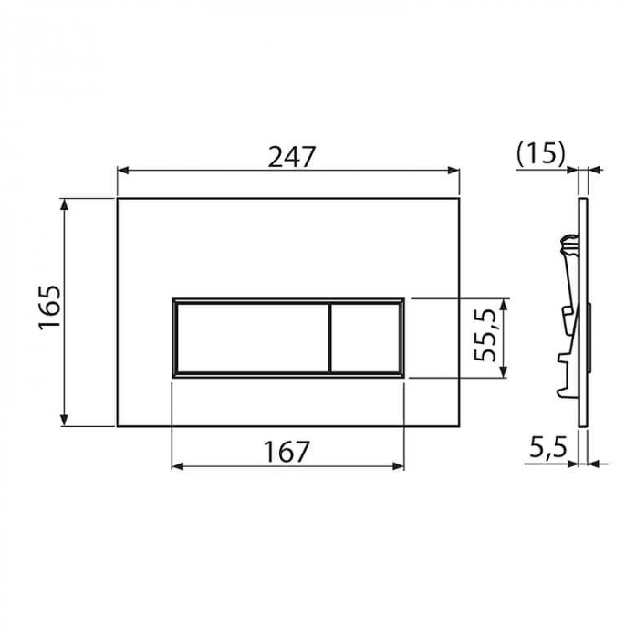   AlcaPlast AM101/1120-4:1 RU M571-00      