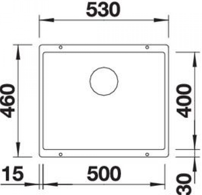   Blanco SUBLINE 500-U  526340