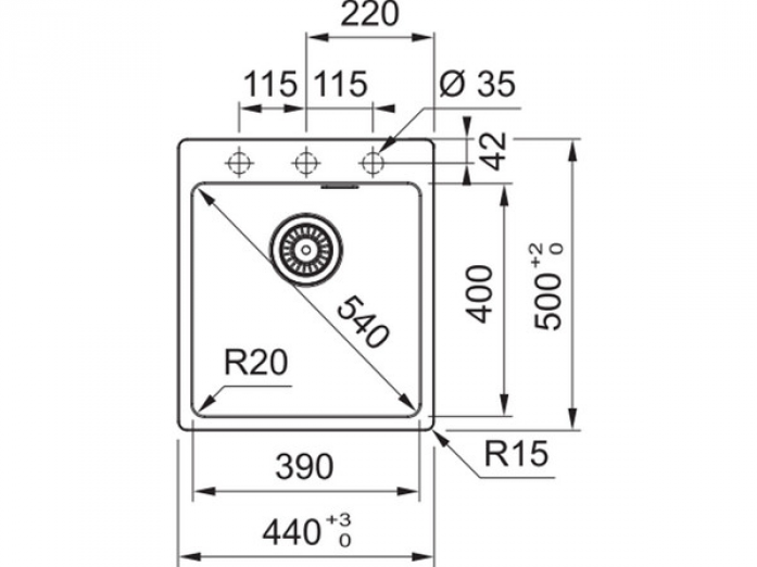  Franke MRG 610-39   114.0696.191