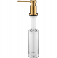 Дозатор для жидкого мыла Paulmark BREVIT D005-BG брашированное золото