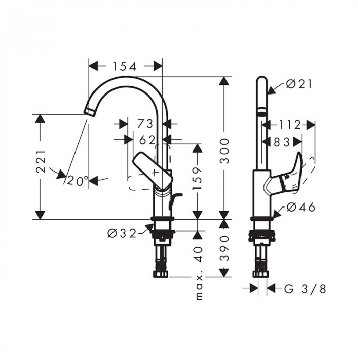    Hansgrohe Logis 71130670  