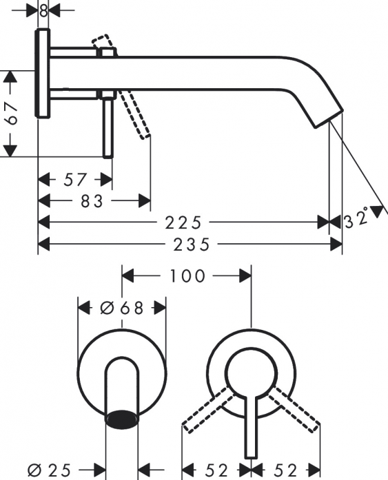    Hansgrohe Tecturis S 73351000 