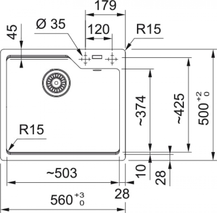  Franke UBG 610-50  114.0686.794