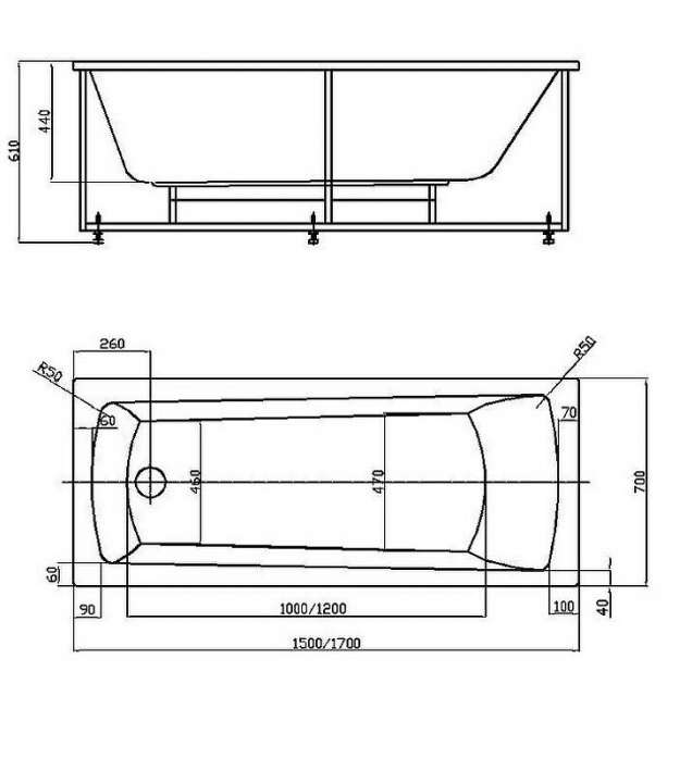  AQUATEK  NEW 150x70 LIB150N-0000030 ( )