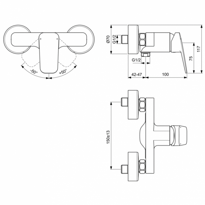    Ideal Standard CERAPLAN BD250AA 